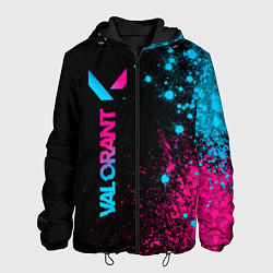 Мужская куртка Valorant - neon gradient: по-вертикали