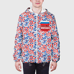 Куртка с капюшоном мужская Made in Russia, цвет: 3D-белый — фото 2