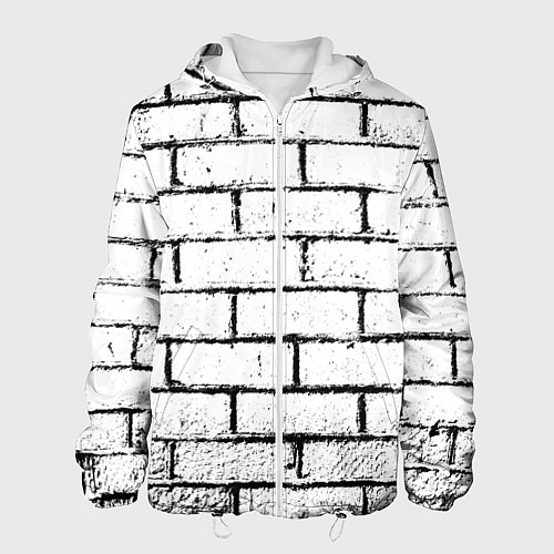 Мужская куртка White wall / 3D-Белый – фото 1