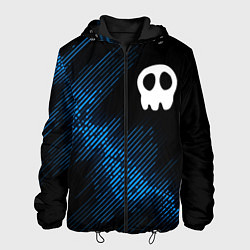 Куртка с капюшоном мужская Babymetal звуковая волна, цвет: 3D-черный