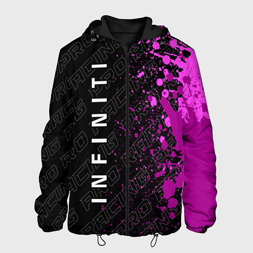 Мужская куртка Infiniti pro racing: по-вертикали / 3D-Черный – фото 1