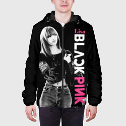 Куртка с капюшоном мужская Blackpink Beautiful Lisa, цвет: 3D-черный — фото 2