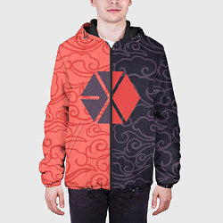 Куртка с капюшоном мужская EXO Clouds, цвет: 3D-черный — фото 2