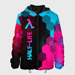 Мужская куртка Half-Life - neon gradient: по-вертикали