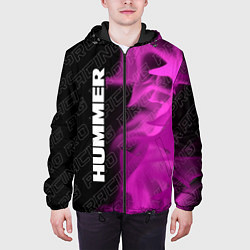 Куртка с капюшоном мужская Hummer pro racing: по-вертикали, цвет: 3D-черный — фото 2