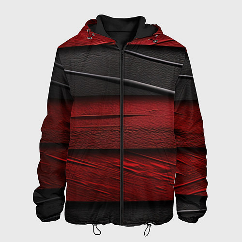 Мужская куртка Black red texture / 3D-Черный – фото 1