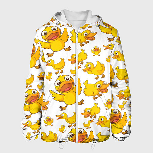 Мужская куртка Yellow ducklings / 3D-Белый – фото 1