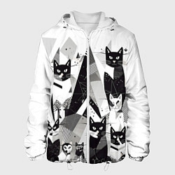 Мужская куртка Абстрактные коты
