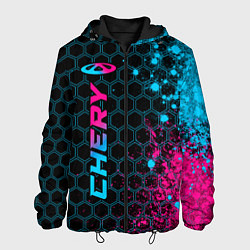 Мужская куртка Chery - neon gradient: по-вертикали