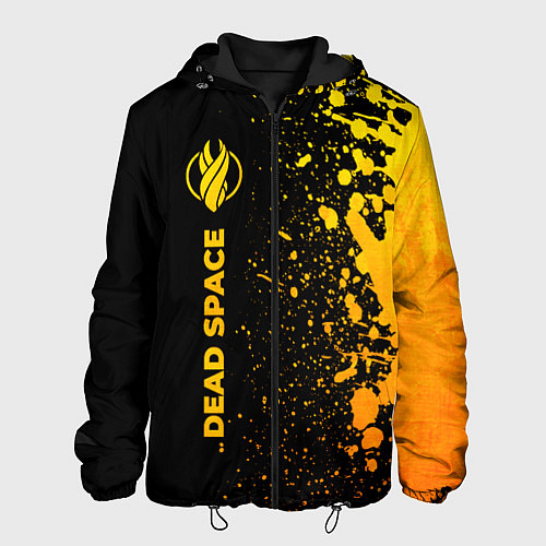 Мужская куртка Dead Space - gold gradient: по-вертикали / 3D-Черный – фото 1