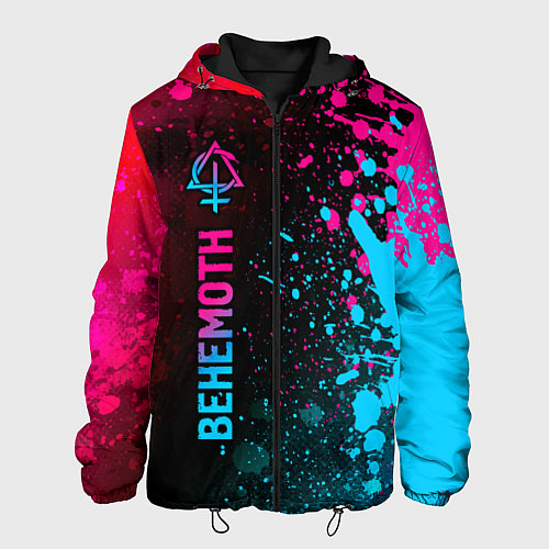 Мужская куртка Behemoth - neon gradient: по-вертикали / 3D-Черный – фото 1
