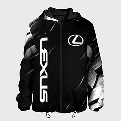 Куртка с капюшоном мужская Lexus - minimalism, цвет: 3D-черный
