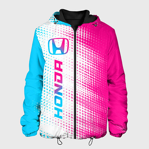 Мужская куртка Honda neon gradient style: по-вертикали / 3D-Черный – фото 1