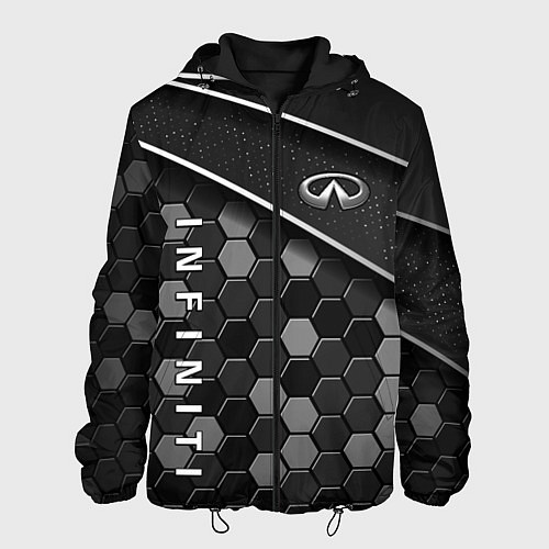 Мужская куртка Infiniti - черный металл / 3D-Черный – фото 1