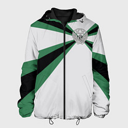 Куртка с капюшоном мужская Железнодорожные войска, цвет: 3D-черный