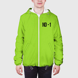 Куртка с капюшоном мужская ND -1 Астарот, цвет: 3D-белый — фото 2