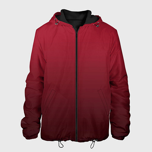 Мужская куртка Градиент цвета тёмный кабаре / 3D-Черный – фото 1