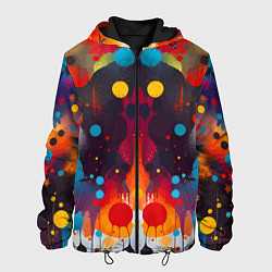 Мужская куртка Mirrow colorful blots - abstraction - vogue