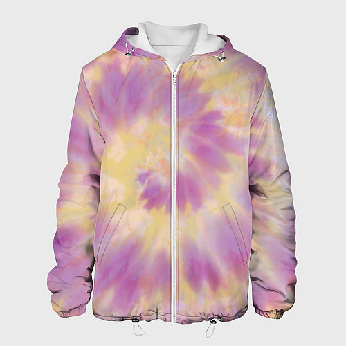 Мужская куртка Tie-Dye дизайн / 3D-Белый – фото 1