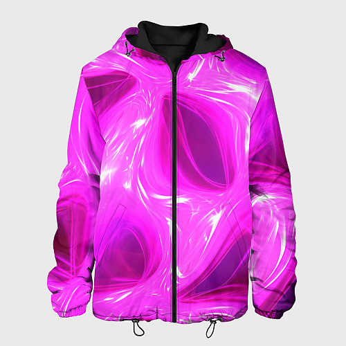 Мужская куртка Обтекаемый розовый / 3D-Черный – фото 1