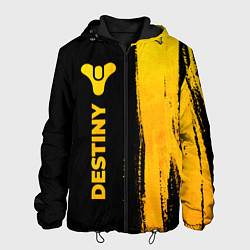 Мужская куртка Destiny - gold gradient: по-вертикали