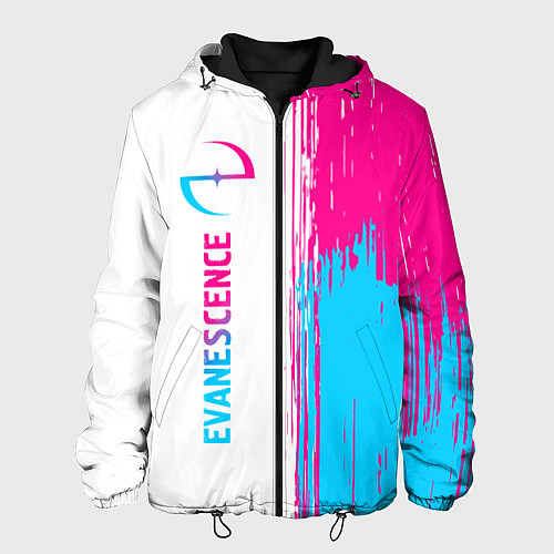 Мужская куртка Evanescence neon gradient style: по-вертикали / 3D-Черный – фото 1