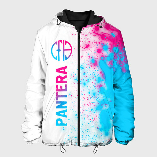Мужская куртка Pantera neon gradient style: по-вертикали / 3D-Черный – фото 1