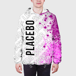 Куртка с капюшоном мужская Placebo rock legends: по-вертикали, цвет: 3D-белый — фото 2