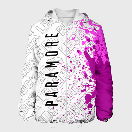 Мужская куртка Paramore rock legends: по-вертикали / 3D-Белый – фото 1