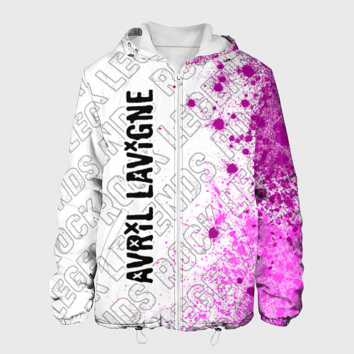 Мужская куртка Avril Lavigne rock legends по-вертикали / 3D-Белый – фото 1