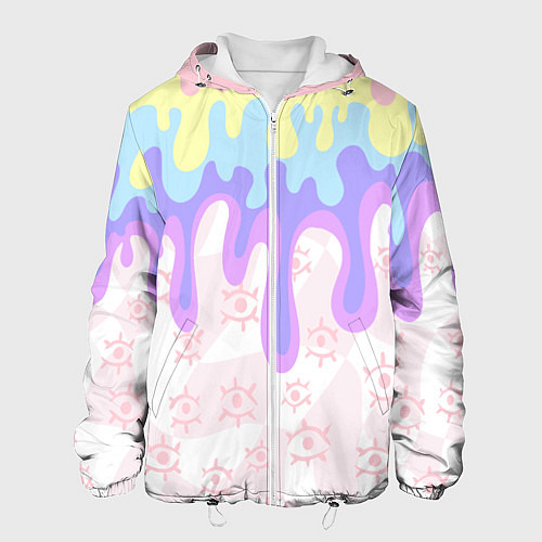 Мужская куртка Млечный взгляд / 3D-Белый – фото 1