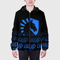 Куртка с капюшоном мужская Team Liquid style, цвет: 3D-черный — фото 2
