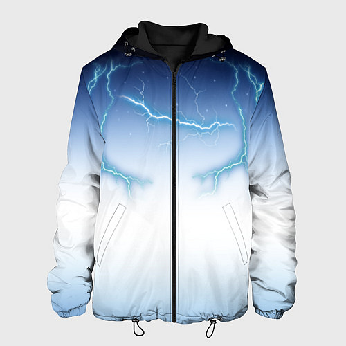 Мужская куртка Молниеносный разряд / 3D-Черный – фото 1