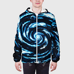 Куртка с капюшоном мужская The Whirlpool dream, цвет: 3D-белый — фото 2
