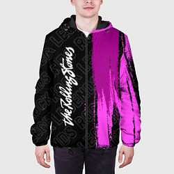 Куртка с капюшоном мужская Rolling Stones rock legends по-вертикали, цвет: 3D-черный — фото 2