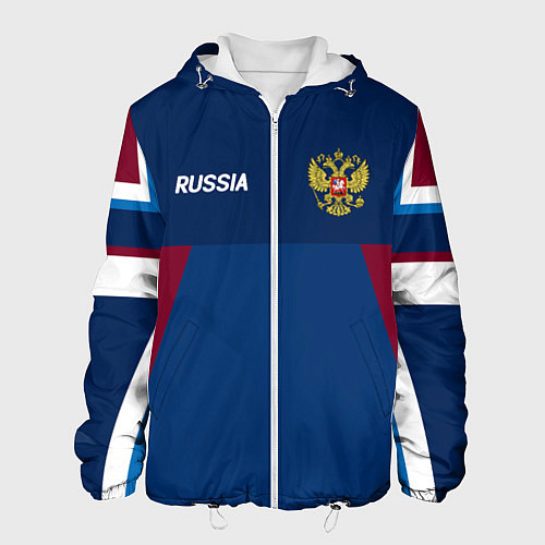Мужская куртка Спортивная Россия / 3D-Белый – фото 1