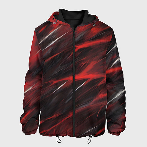Мужская куртка Красный шторм / 3D-Черный – фото 1