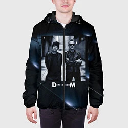 Куртка с капюшоном мужская Depeche Mode - Мартин и Дэйв, цвет: 3D-черный — фото 2