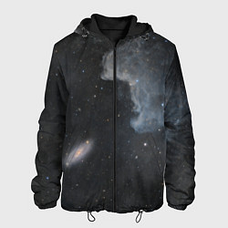 Куртка с капюшоном мужская Бесконечная вселенная, цвет: 3D-черный