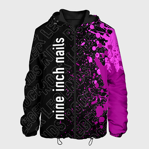 Мужская куртка Nine Inch Nails rock legends по-вертикали / 3D-Черный – фото 1