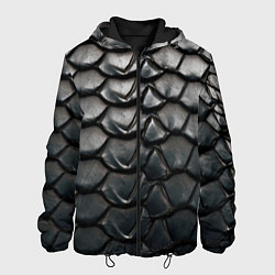 Мужская куртка Текстура черного дракона