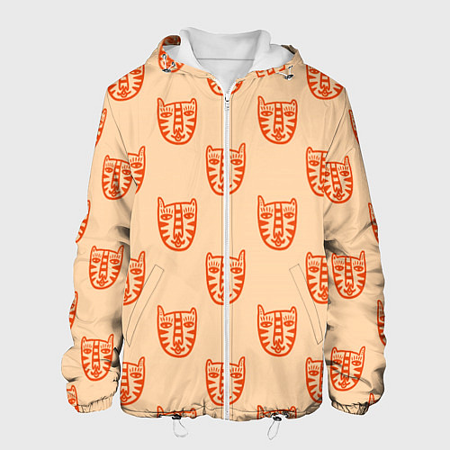 Мужская куртка Drawn Tiger / 3D-Белый – фото 1