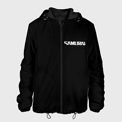 Куртка с капюшоном мужская Самурай - Киберпанк 2077, цвет: 3D-черный