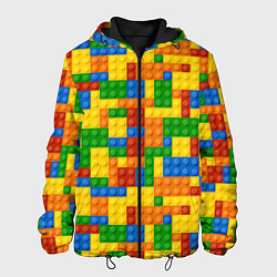 Мужская куртка Лего - разноцветная стена