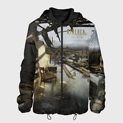 Куртка с капюшоном мужская STALKER 2 дом на болотах, цвет: 3D-черный