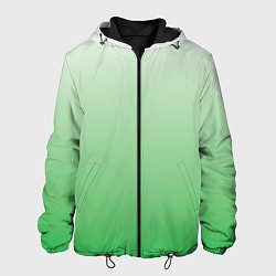 Мужская куртка Лесной сон 3d зеленый градиент