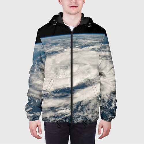 Мужская куртка Шторм в Аравийском море / 3D-Черный – фото 3