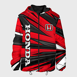 Куртка с капюшоном мужская Red sport - honda, цвет: 3D-черный
