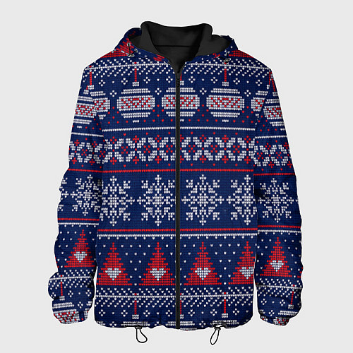 Мужская куртка New Years sweater / 3D-Черный – фото 1