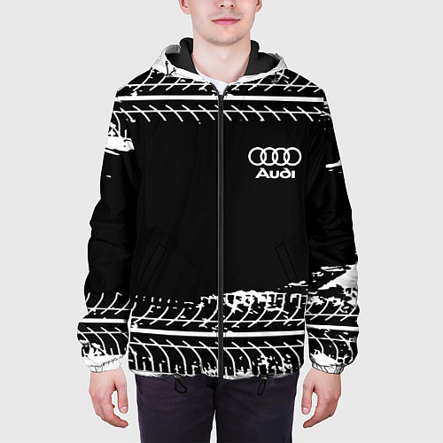 Мужская куртка Audi sportcolor / 3D-Черный – фото 3